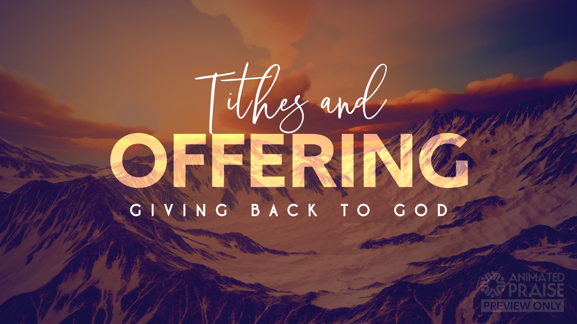 tithes and offering to god